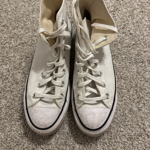 WHITE HIGHTOP PLATFORM CONVERSE - Picture 5 of 5